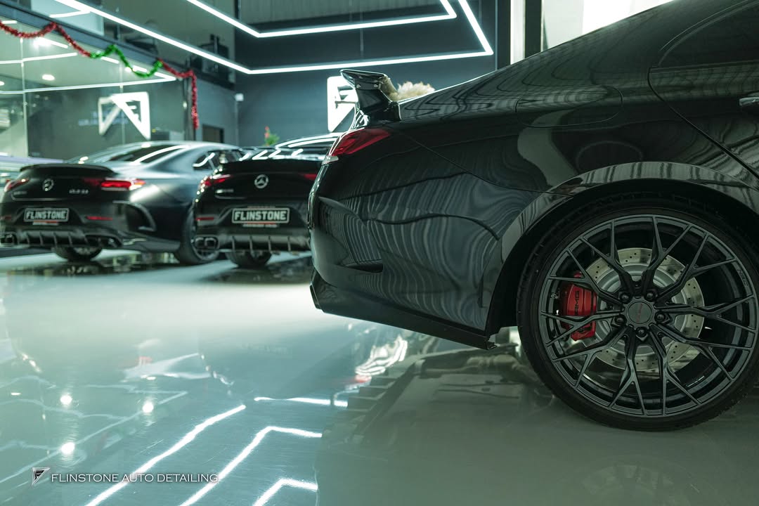 Close-up of AMG GT63 body kit