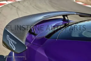 สปอยเลอร์ท้าย Carbon Fiber PORSCHE TAYCAN ทรง TURBO GT