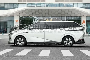 สเกิร์ตข้าง Xpeng X9 Facelift ทรง BSKT DESIGN