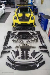 ชุดแต่งรอบคัน Carbon Fiber PORSCHE 992 GT3 RS ทรง USUS Autoclave