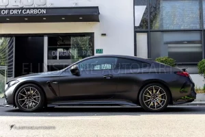 สเกิร์ตข้าง Carbon Fiber CLE53 C236 CLE-Class ทรง SOOQOO