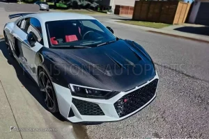 ฝากระโปรง Carbon Fiber AUDI R8 V10 ทรง Paktecuz