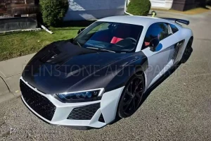 ฝากระโปรง Carbon Fiber AUDI R8 V10 ทรง Paktecuz