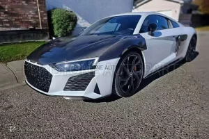 ฝากระโปรง Carbon Fiber AUDI R8 V10 ทรง Paktecuz