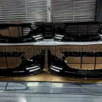 ชุดกันชนหน้า W214 E-Class ทรง AMG DYNAMIC พร้อมไฟ LED