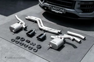 ชุดท่อ USUS TITANIUM สำหรับ Porsche New Cayenne S E-Hybrid ทรง TURBO GT