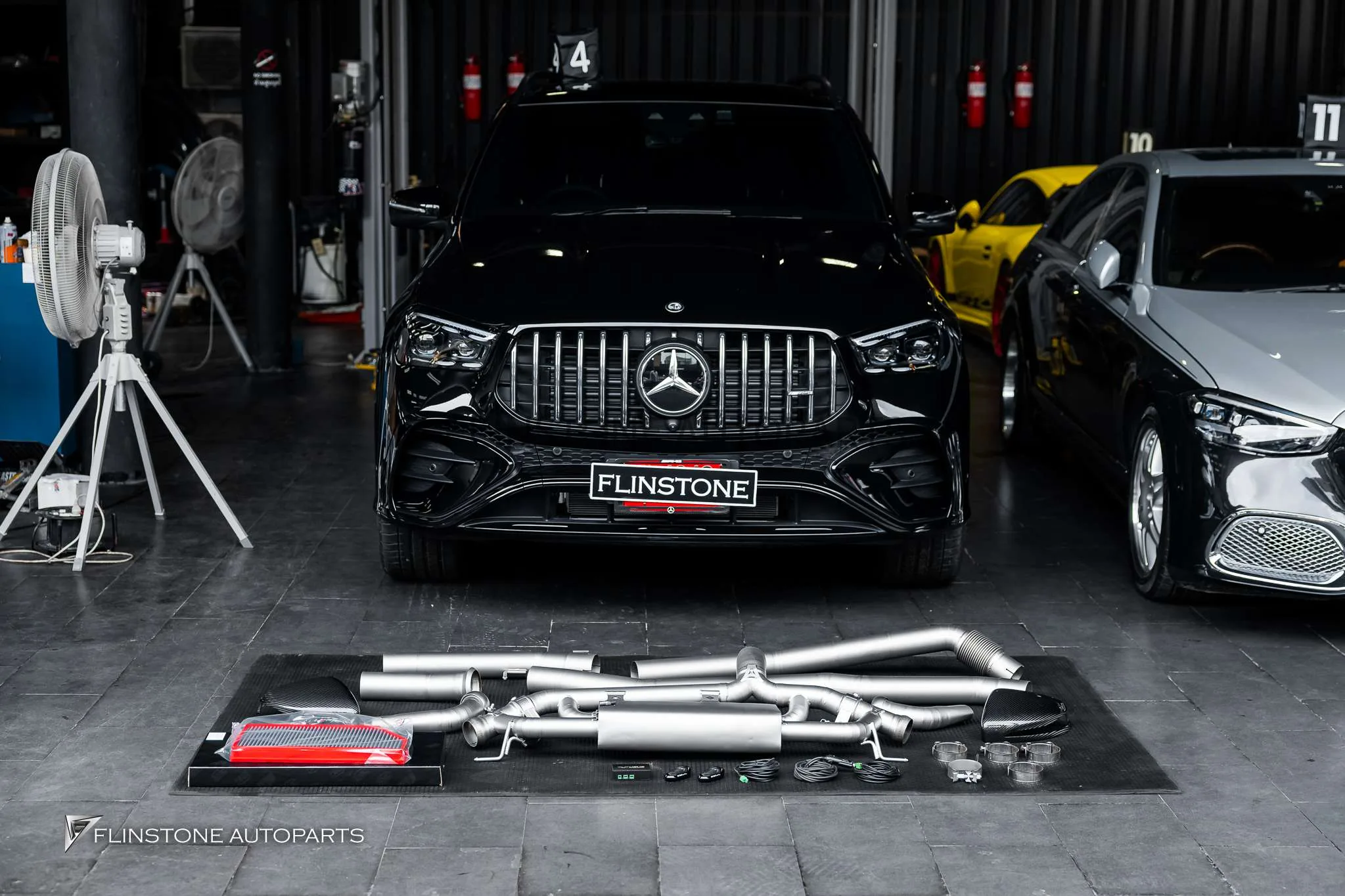exhaust system USUS TITANIUM for GLE53 W167 GLE-Class