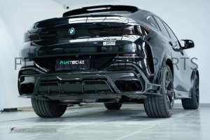 ดิฟฟิวเซอร์ Carbon Fiber BMW X6 G06 ทรง PAKTECUZ