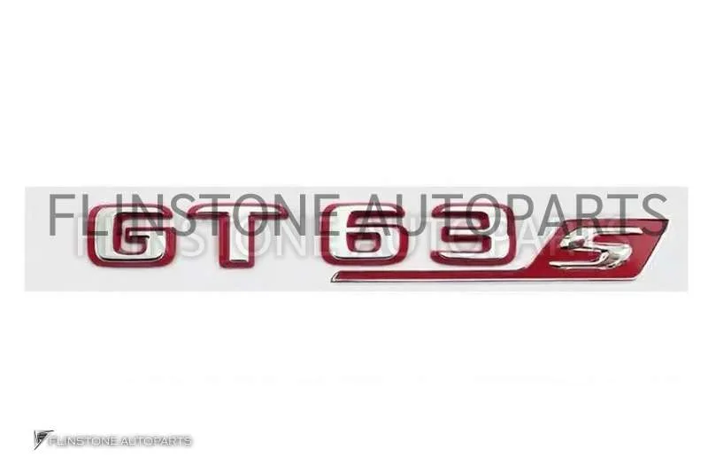 โลโก้ GT63s สีเงินฐานแดง แบบใหม่ 2025