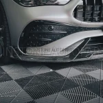 ลิ้นหน้า Carbon Fiber C236 CLE53 AMG ทรง Future Design แท้