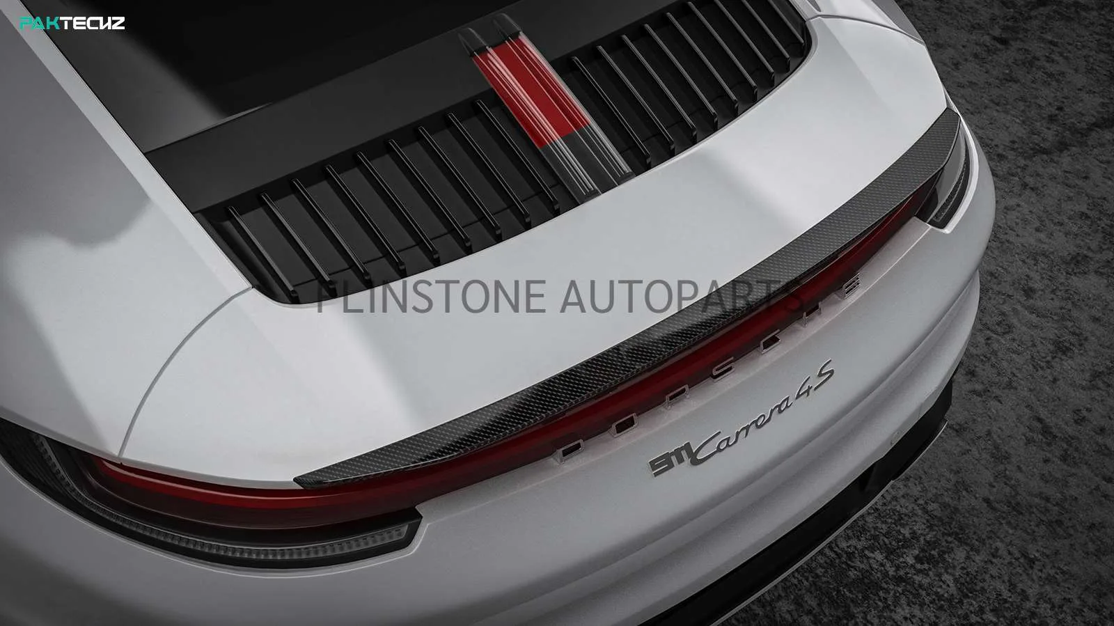 สปอยเลอร์ Carbon Fiber  992 turbo S ทรง Paktechz