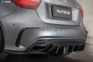 ดิฟฟิวเซอร์ Carbon Fiber  A Class W176 2013-2018 ทรง Paktechz