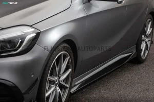 สเกิร์ตข้าง Carbon Fiber  A Class W176 2013-2018 ทรง Paktechz