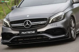 ลิ้นหน้า Carbon Fiber A Class W176 2013-2018 ทรง Paktechz