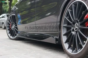 สเกิร์ตข้าง Carbon Fiber CLA Class W117 2013-2018 ทรง Paktechz