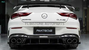 ดิฟฟิวเซอร์ Carbon Fiber CLA Class W118 2019 ทรง Paktechz