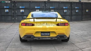 ดิฟฟิวเซอร์ Carbon Fiber AMG GT C190 2014-2016 V.2 ทรง Paktechz