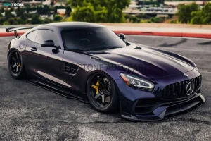 สเกิร์ตข้าง Carbon Fiber AMG GT C190 2020 ทรง Paktechz