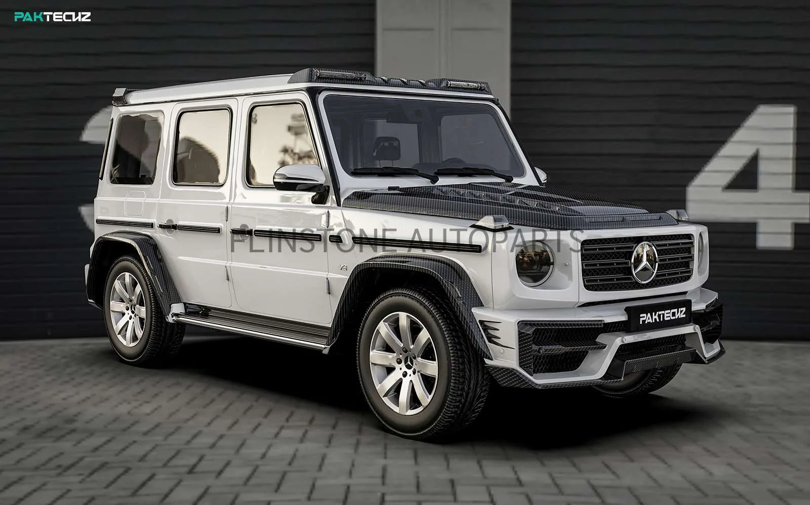 ชุดแต่งรอบคัน Carbon Fiber G-Class ทรง Paktechz