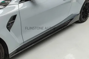 สเกิร์ตข้าง Carbon Fiber M4 G82 G83 ทรง Paktechz
