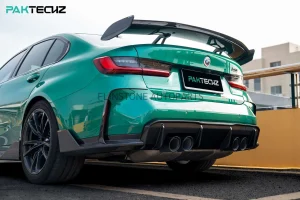 สปอยเลอร์ Carbon Fiber M3 G80 ทรง Paktechz
