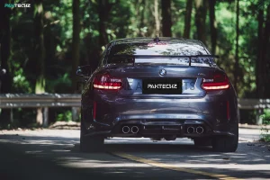 ดิฟฟิวเซอร์ Carbon Fiber M2 F87 ทรง Paktechz