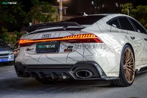 ดิฟฟิวเซอร์ Carbon Fiber RS7 ทรง Paktechz