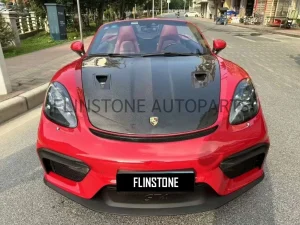 ฝากระโปรงหน้า Carbon Fiber PORSCHE 718 Cayman Boxster ทรง GT4