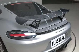 สปอยเลอร์ท้าย Carbon Fiber PORSCHE 718 Cayman Boxster ทรง GT4