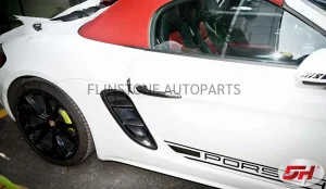 ช่องลมแก้มข้าง Carbon Fiber PORSCHE 718 Cayman Boxster ทรง GT4