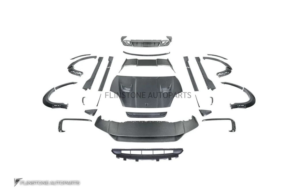 ชุดแต่งรอบคัน Carbon Fiber สำหรับ PORSCHE NEW CAYENNE E3 Facelift ทรง USUS Autoclave