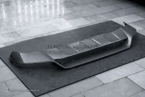 ลิ้นหน้า Carbon Fiber สำหรับ PORSCHE NEW CAYENNE E3 Facelift ทรง USUS Autoclave V.1