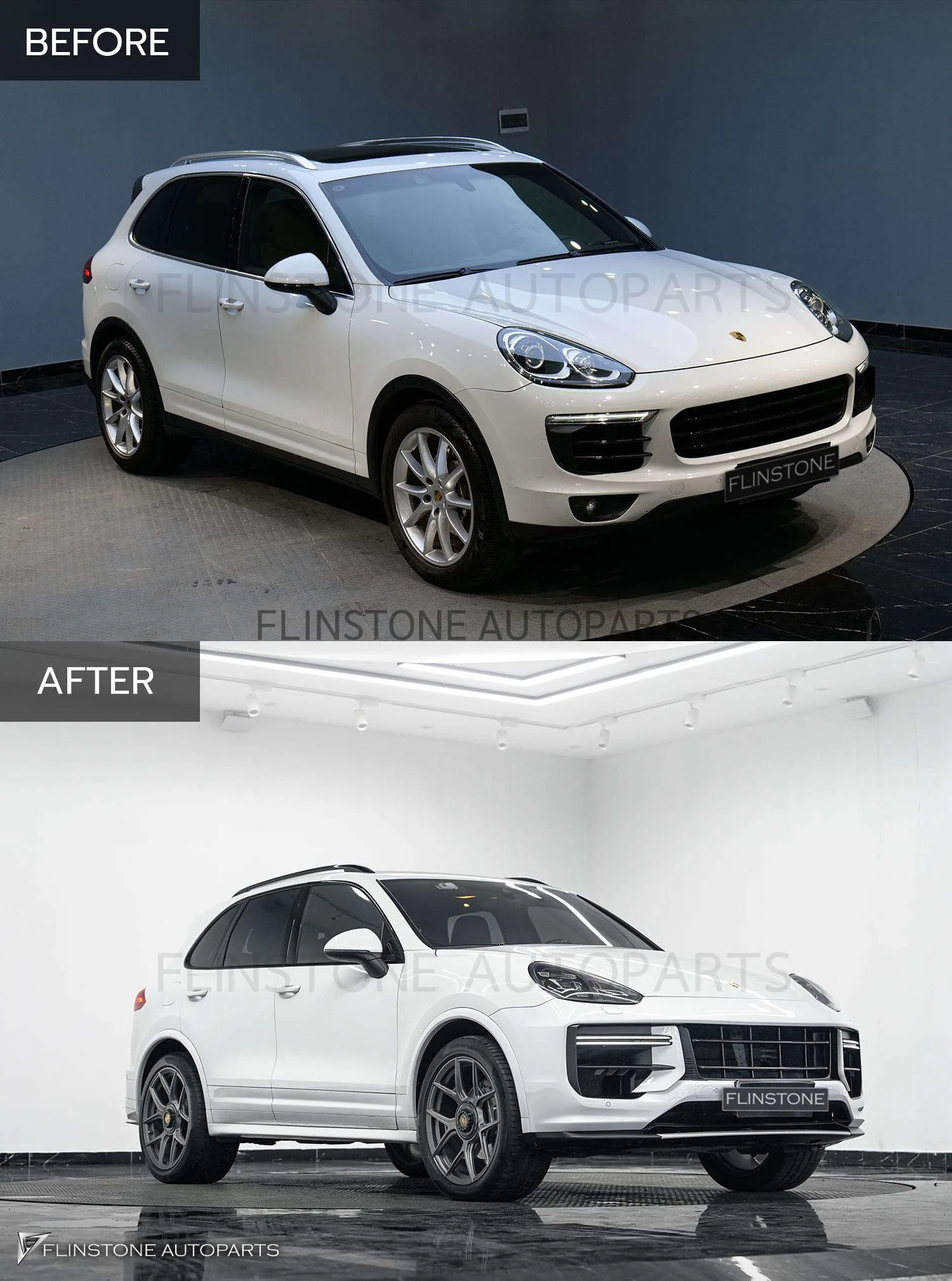 ชุดแต่งรอบคัน PORSCHE Cayenne 958 ทรง Turbo GT 2024