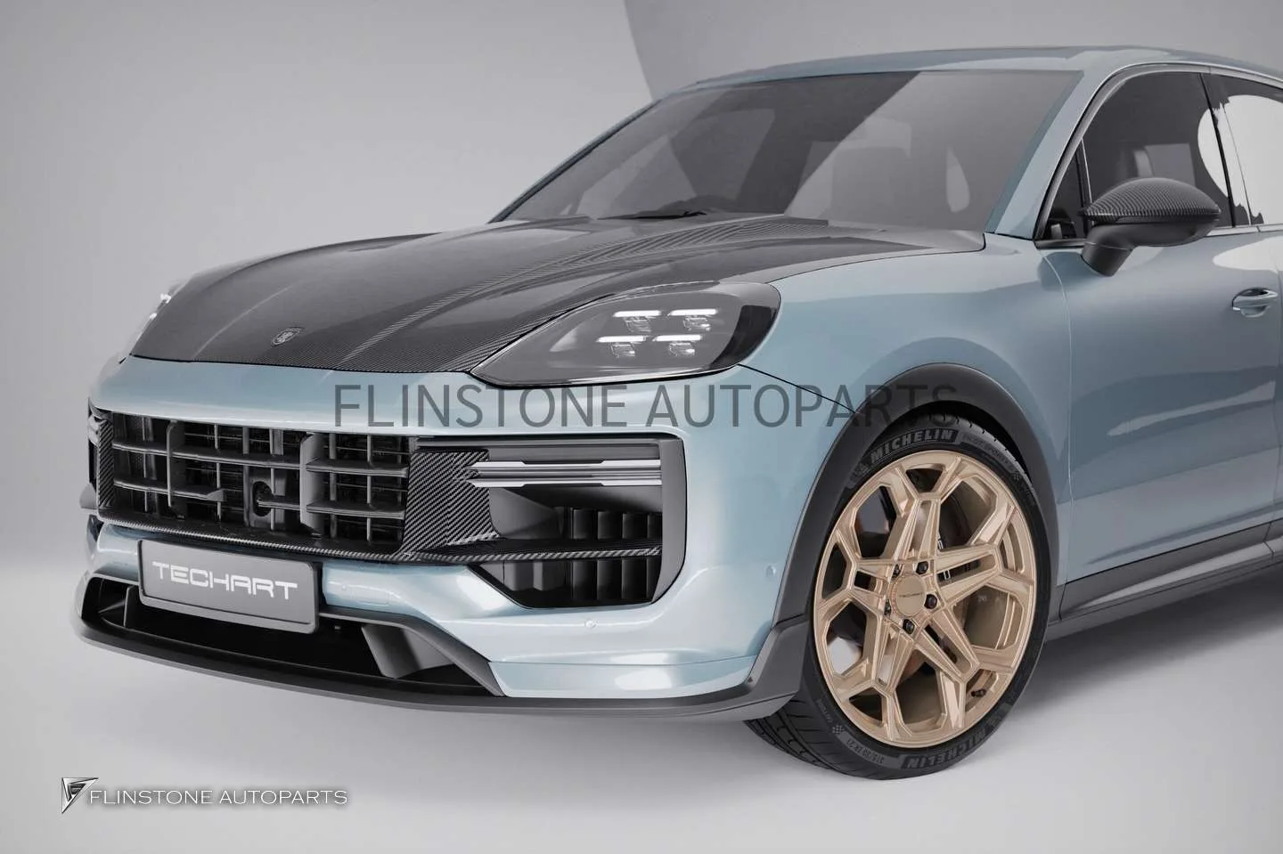 ชุดแต่งรอบคัน Carbon Fiber NEW PORSCHE CAYENNE E3 Facelift ทรง Techart (แท้)