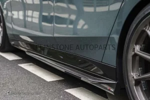 สเกิร์ตข้าง Carbon Fiber BMW i5 G60 ทรง TAKD Carbon