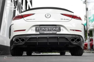 ดิฟฟิวเซอร์ Carbon Fiber C257 CLS-Class Facelift ทรง Future Design (แท้)