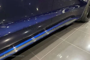 สเกิร์ตข้าง Carbon Fiber สำหรับ PORSCHE TAYCAN Turbo S ทรง USUS Autoclave