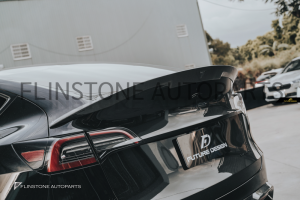 สปอยเลอร์ Carbon Fiber Tesla Model Y ทรง Future Design (แท้)