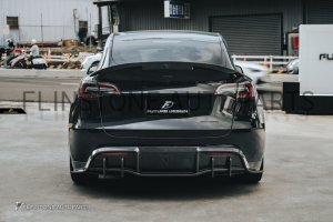 สปอยเลอร์ Carbon Fiber Tesla Model Y ทรง Future Design (แท้)