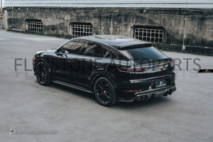 สเกิร์ตข้าง Carbon Fiber PORSCHE Cayenne E3 ทรง Future Design (แท้)