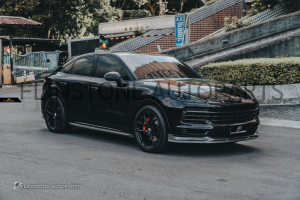สเกิร์ตข้าง Carbon Fiber PORSCHE Cayenne E3 ทรง Future Design (แท้)