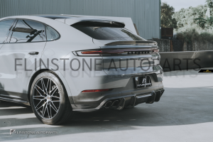 ดิฟฟิวเซอร์ Carbon Fiber NEW PORSCHE CAYENNE E3 Facelift ทรง Future Design (แท้)