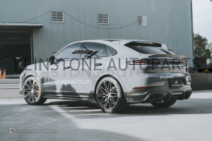 สเกิร์ตข้าง Carbon Fiber NEW PORSCHE CAYENNE E3 Facelift ทรง Future Design (แท้)