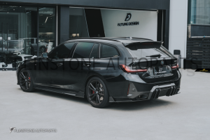 สเกิร์ตข้าง Carbon Fiber BMW G20 LCI ทรง Future Design แท้