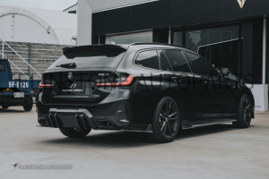 สเกิร์ตข้าง Carbon Fiber BMW G20 LCI ทรง Future Design แท้
