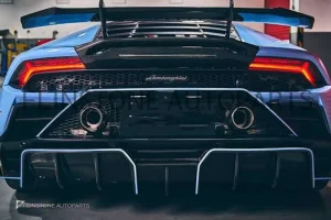 ดิฟฟิวเซอร์ Carbon Fiber Lamborghini Huracan EVO ทรง Paktecuz