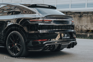 ดิฟฟิวเซอร์ Carbon Fiber PORSCHE Cayenne E3 ทรง Future Design (แท้)