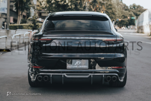 ดิฟฟิวเซอร์ Carbon Fiber PORSCHE Cayenne E3 ทรง Future Design (แท้)
