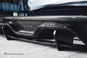 ดิฟฟิวเซอร์ Carbon Fiber PORSCHE Cayenne E3 ทรง Future Design (แท้)
