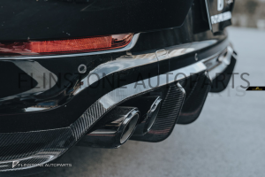 ดิฟฟิวเซอร์ Carbon Fiber PORSCHE Cayenne E3 ทรง Future Design (แท้)